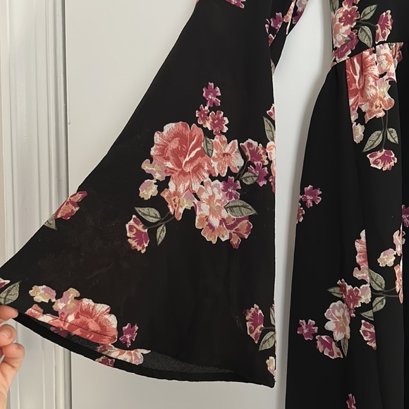 Altar’d State Floral Black Mini Dress - Picture 3 of 6